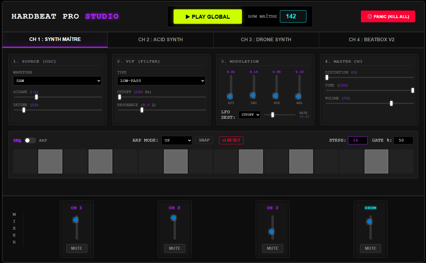 Interface Hardbeat Pro Studio